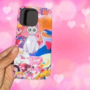 iPhone 15 pro max Sailor Moon Themed Phone Case - Multicolor
